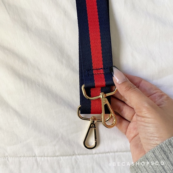 Blue & Red Web Canvas Strap Replacement - Picture 3 of 8